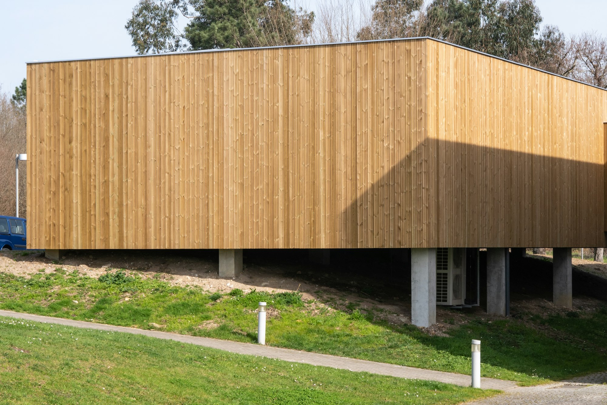 Modern Contemporary Wood Sided Building